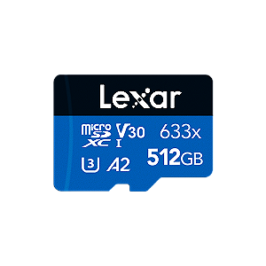 Cartão Micro SD Lexar 512GB