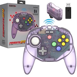 Controle P/ Nintendo 64 / PC Retro-bit Tribute 64 S/ Fio