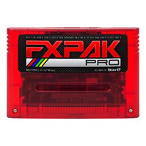 FXPAK Pro - Vermelho Transparente