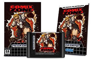 Cartucho Reprô Comix Zone P/ Mega Drive - Retro X