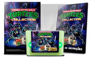 Cartucho Reprô Teenage Mutant Ninja Turtles Collection P/ Mega Drive - Retro X