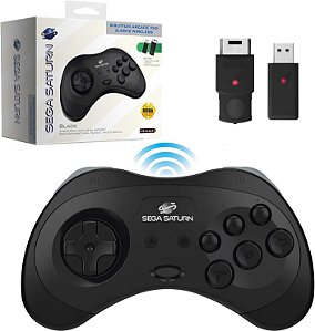 Controle S/ Fio Retro-bit P/ Sega Saturn e PC 2,4Ghz