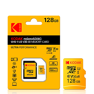 Cartão Micro SD Kodak 128GB