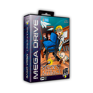 Cartucho P/ Mega Drive Stack N' Attract (Big Uncle Games)