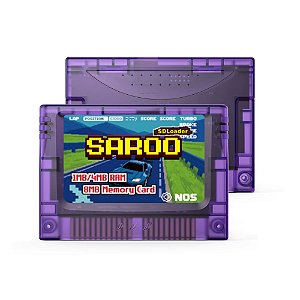 Saroo ODE P/ Sega Saturn 128GB (Roxo Transparente)