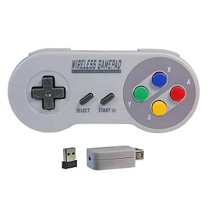 Controle Sem Fio P/ SNES Classic Mini / PC