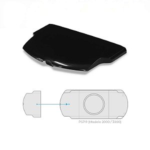 Tampa Bateria P/ Sony PSP 2000 / 3000 (Preta) (Tomee)
