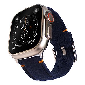 Alvelo Concept | Alcantara®  - Apple Watch Ultra (Blue - Orange)