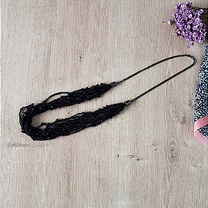 Colar Melrose - preto