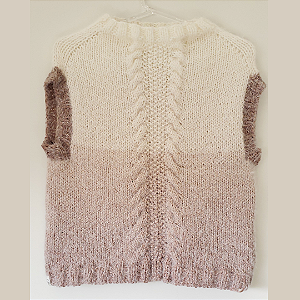 Colete de Tricô Marfim