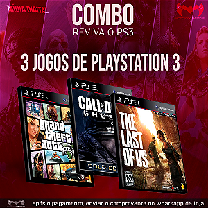 COMBO 3 JOGOS - PS3