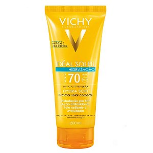 Protetor Solar Vichy - Idéal Soleil Hydrasoft FPS70 - 200ml