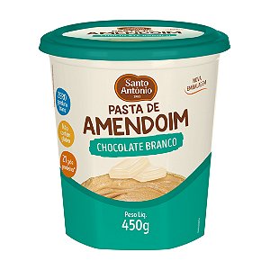 PASTA DE AMENDOIM C/ CHOCOLATE BRANCO POTE 450G