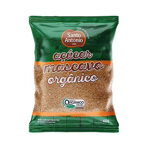 AÇÚCAR MASCAVO ORGANICO PCT 400G