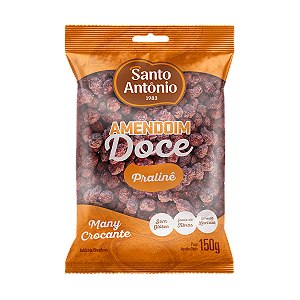 AMENDOIM DOCE PRALINÊ MANY CROCANTE PCT 150G