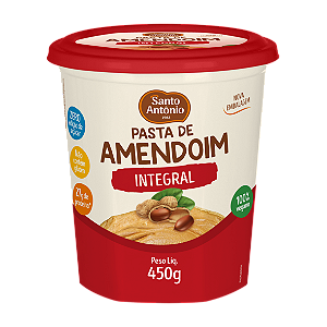 PASTA DE AMENDOIM INTEGRAL POTE 450G