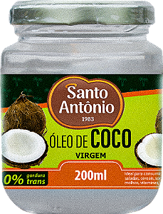ÓLEO DE COCO VIDRO 200G