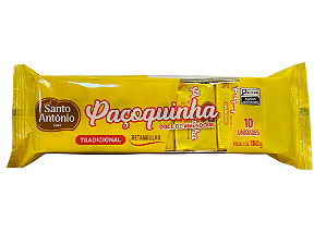 PAÇOQUINHA RETANGULAR TRADICIONAL DISPLAY 180G 10 UN X 18G
