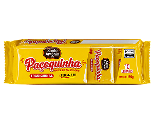 PAÇOQUINHA RETANGULAR TRADICIONAL DISPLAY 180G
