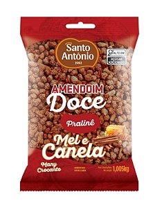 AMENDOIM DOCE PRALINE MEL E CANELA PCT 1,005KG