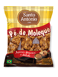 PE DE MOLEQUE C/ AÇUCAR MASCAVO PCT 160G