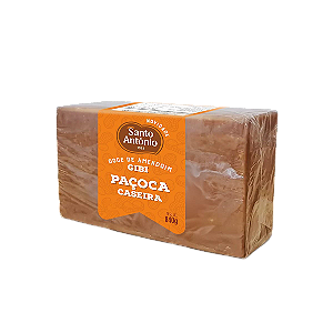 DOCE DE AMENDOIM TIPO GIBI PAÇOCA CASEIRA PCT 840G 30UN X 28G