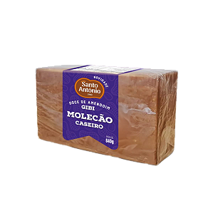 DOCE DE AMENDOIM TIPO GIBI MOLECÃO CASEIRO PCT 840G 30UN X 28G