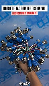 BOTÃO COM LED TIC TAC