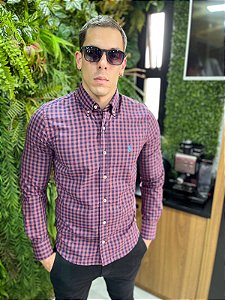 Camisa Social Xadrez Ralph Lauren