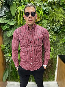 Camisa Social Manga Longa Ralph Lauren ( Xadrez)