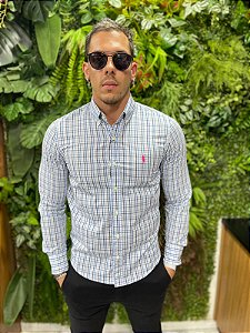 Camisa Social Manga Longa Ralph Lauren ( Xadrez)