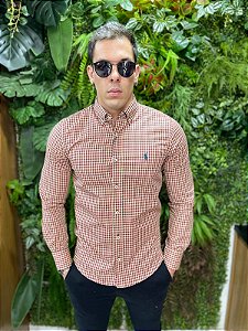 Camisa Social Manga Longa Ralph Lauren ( Xadrez )