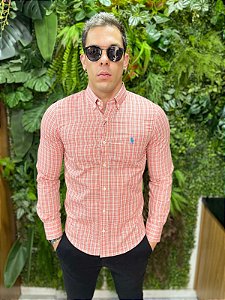 Camisa Social Manga Longa Ralph Lauren ( Xadrez )