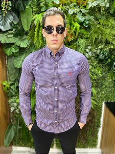 Camisa Social Manga Longa Ralph Lauren ( Xadrez )