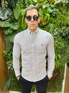Camisa Social Manga Longa Ralph Lauren ( Xadrez )