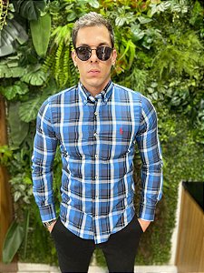 Camisa Social Manga Longa Ralph Lauren ( Xadrez )