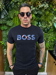 Camiseta estampada Boss