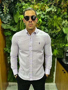 Camisa manga longa de linho Ralph Lauren