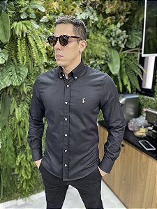 Camisa Ralph Lauren Oxford Manga Longa