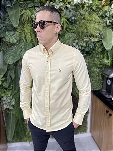 Camisa Ralph Lauren Oxford Manga Longa