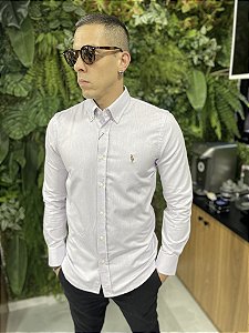 Camisa Ralph Lauren Oxford Manga Longa