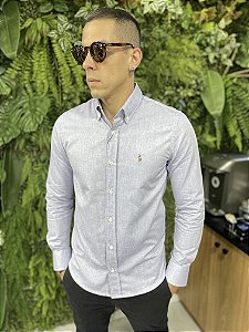 Camisa Ralph Lauren Oxford Manga Longa