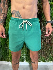 Short praia Ralph Lauren verde musgo
