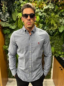 Camisa flanelada jeans Ralph Lauren