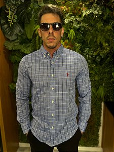 Camisa Social Manga Longa Ralph Lauren ( Xadrez )