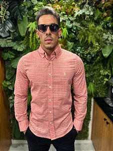 Camisa Social Manga Longa Ralph Lauren ( Xadrez )