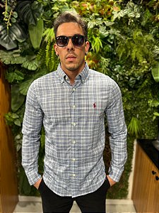 Camisa Social Manga Longa Ralph Lauren ( Xadrez )