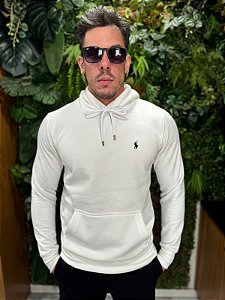 Blusa de moletom com gorro e bolso canguru Ralph Lauren