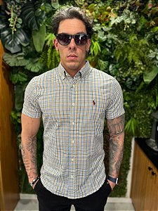 Camisa xadrez manga curta Ralph Lauren