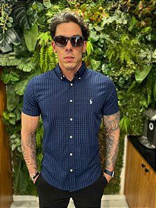 Camisa xadrez manga curta Ralph Lauren